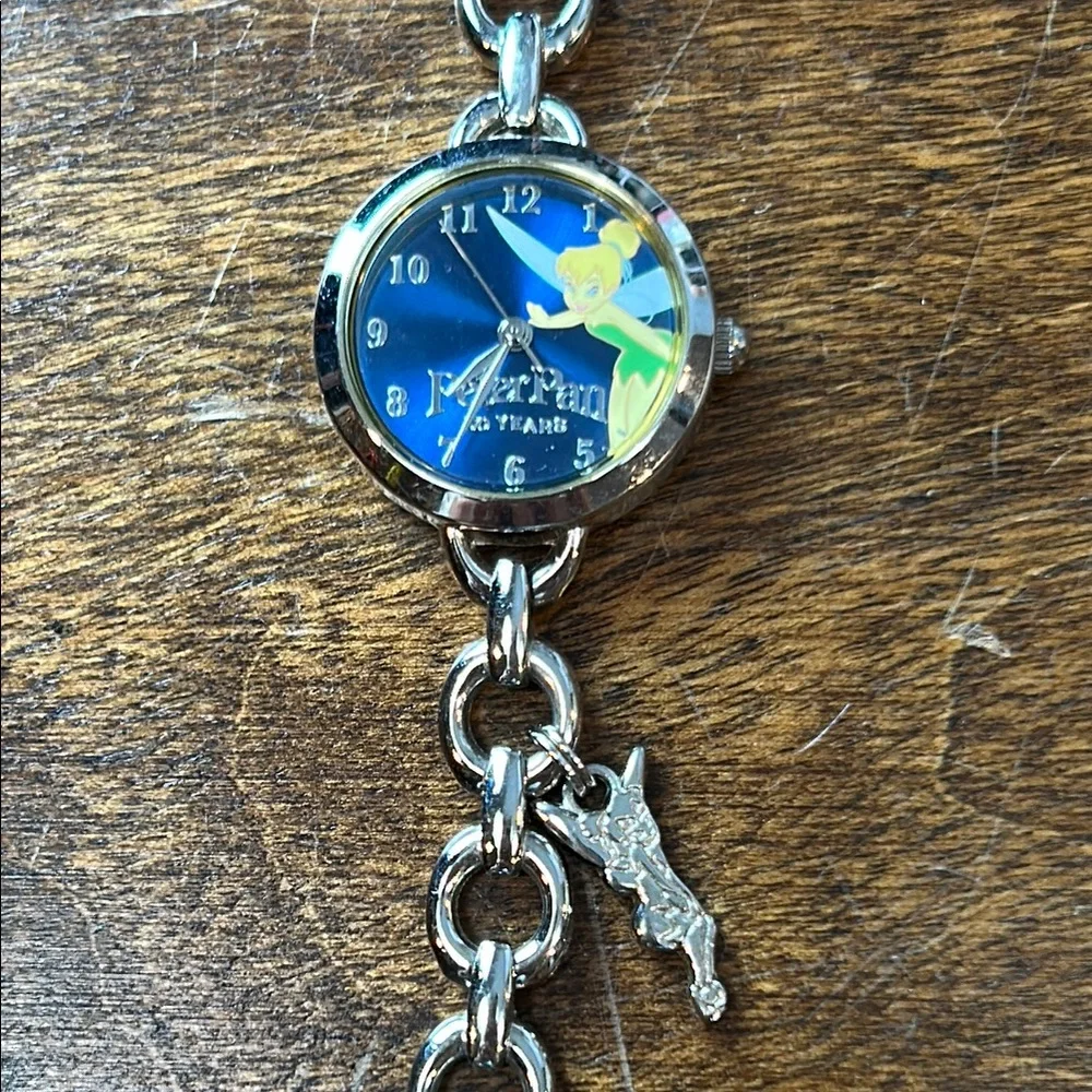 Disney Peter Pan Tinker Bell Watch with Charm